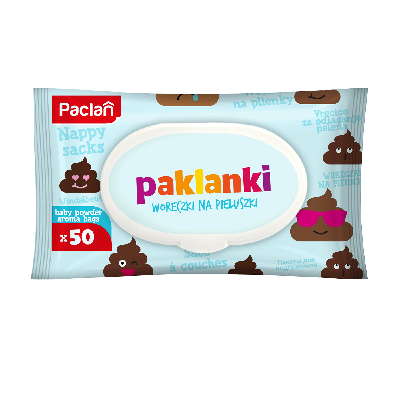 Мішки для підгузків Paclan Paklanki, 50 шт